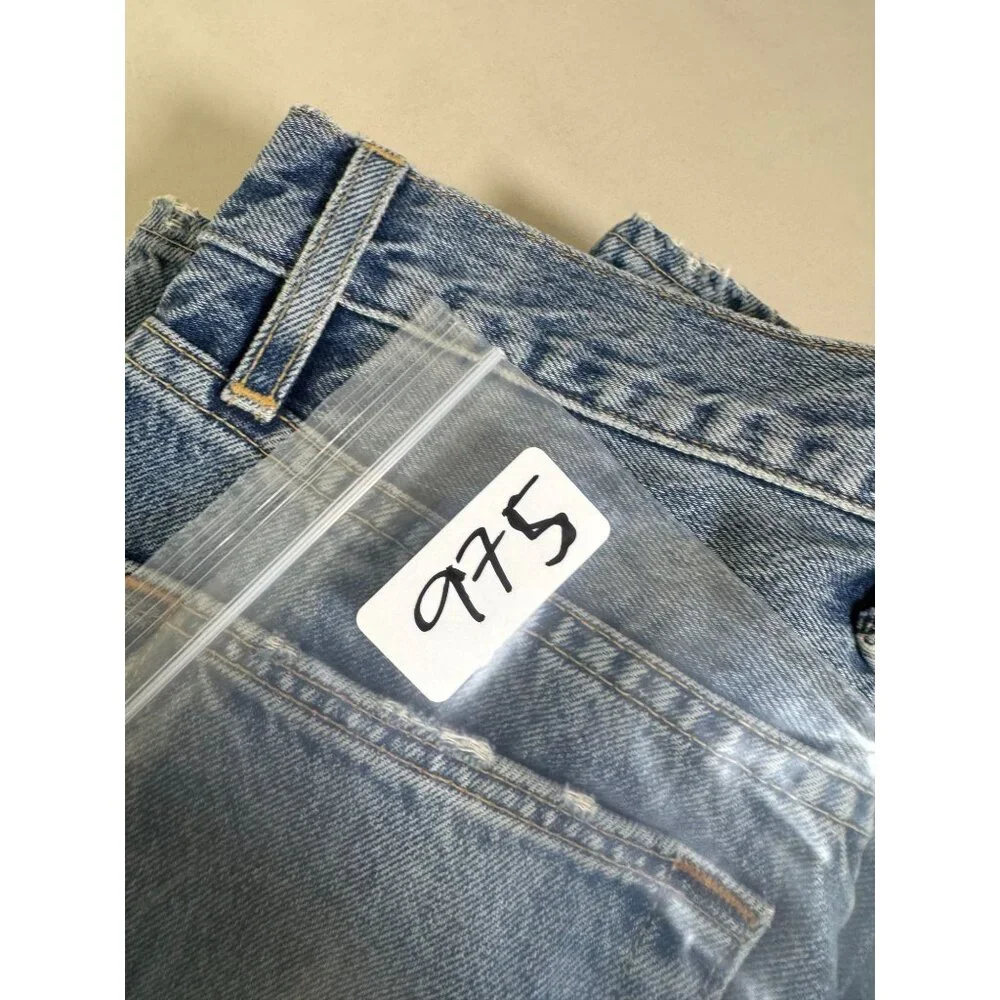 Slvrlake Roxy Jeans Women Size 26 Blue Denim Distressed High Rise Casual Cotton - Picture 13 of 16